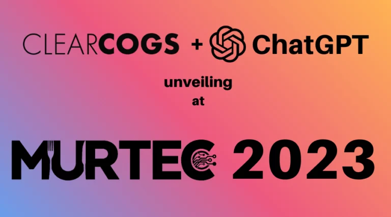 ClearCOGS and ChatGPT at MURTEC