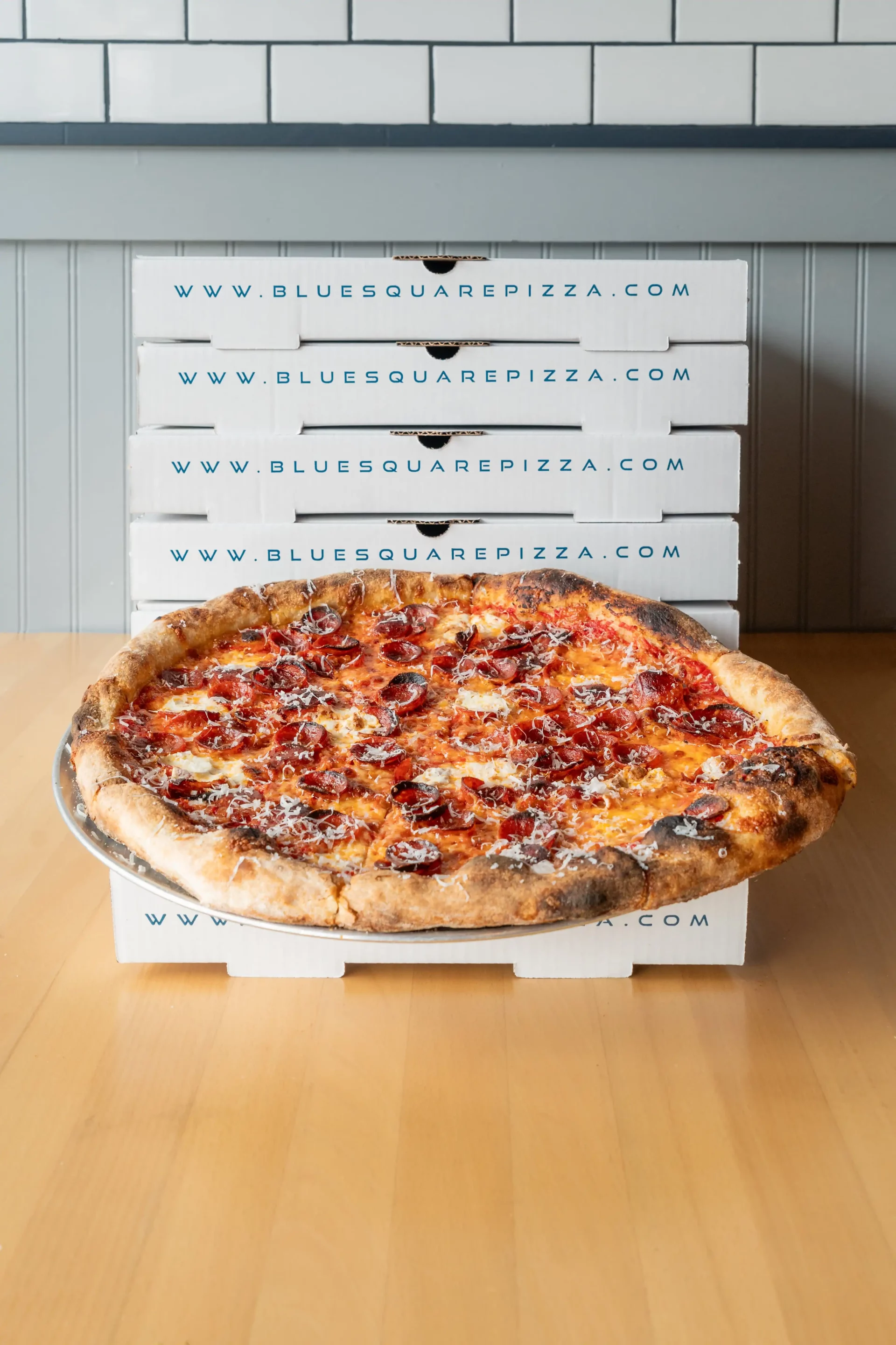 Blue Square Pizza